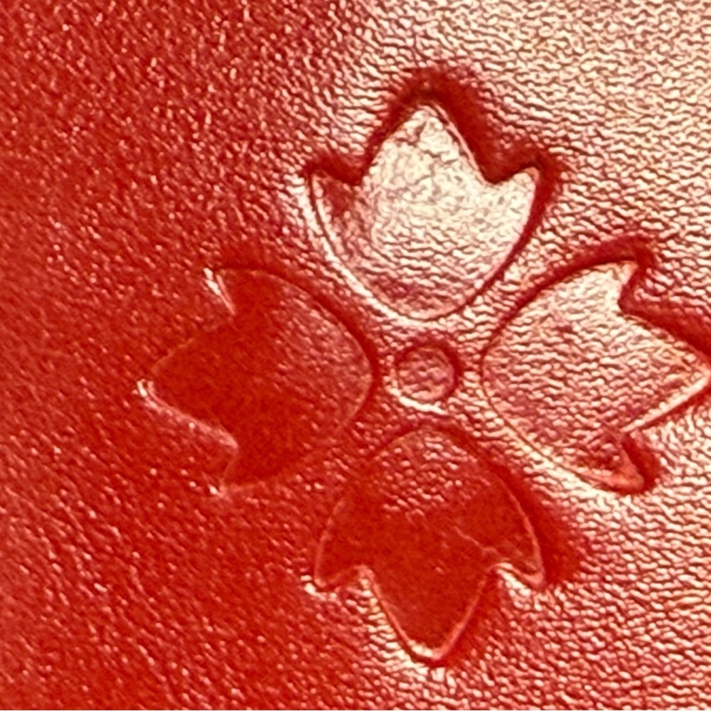 Patricia Nash Red Leather Card Holder - Picture 3 of 4